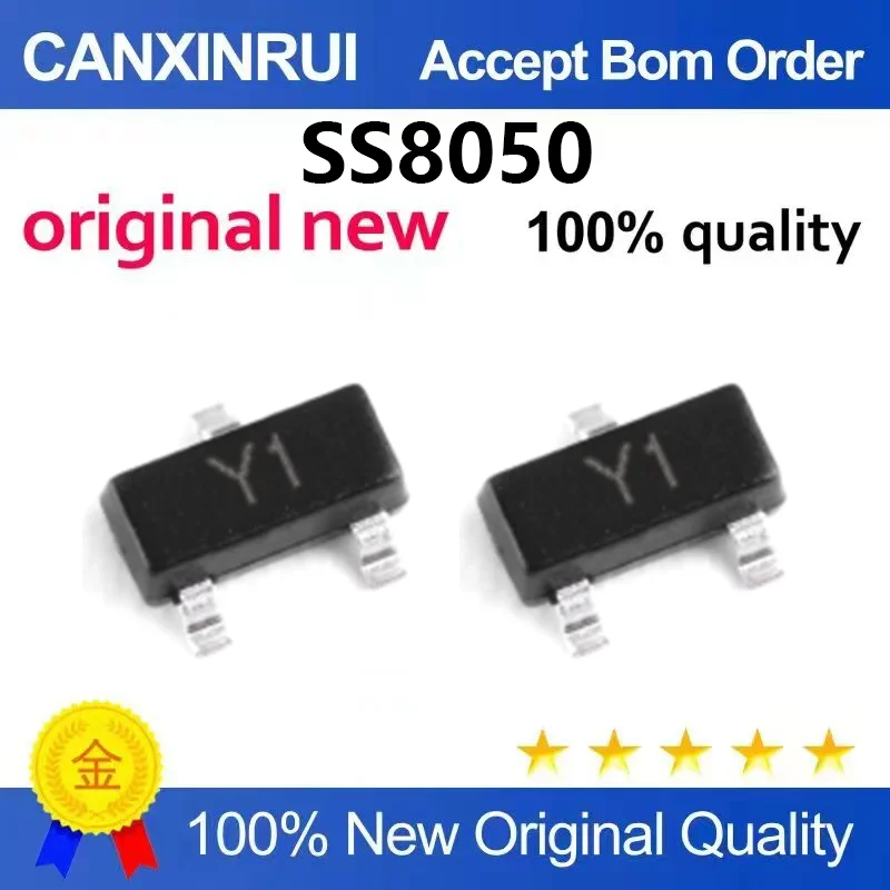 （5pcs-100pcs）SMT SS8050 Y1 Double S High Current Transistor SOT-23