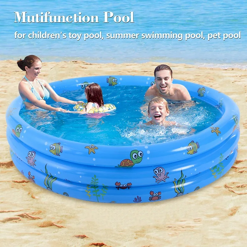 Summer Infant Portable Indoor Outdoor Baby Swimming Pool Inflatable Children Basin Bathtub Kids Tub Toys Baby Pools Ocean Ball