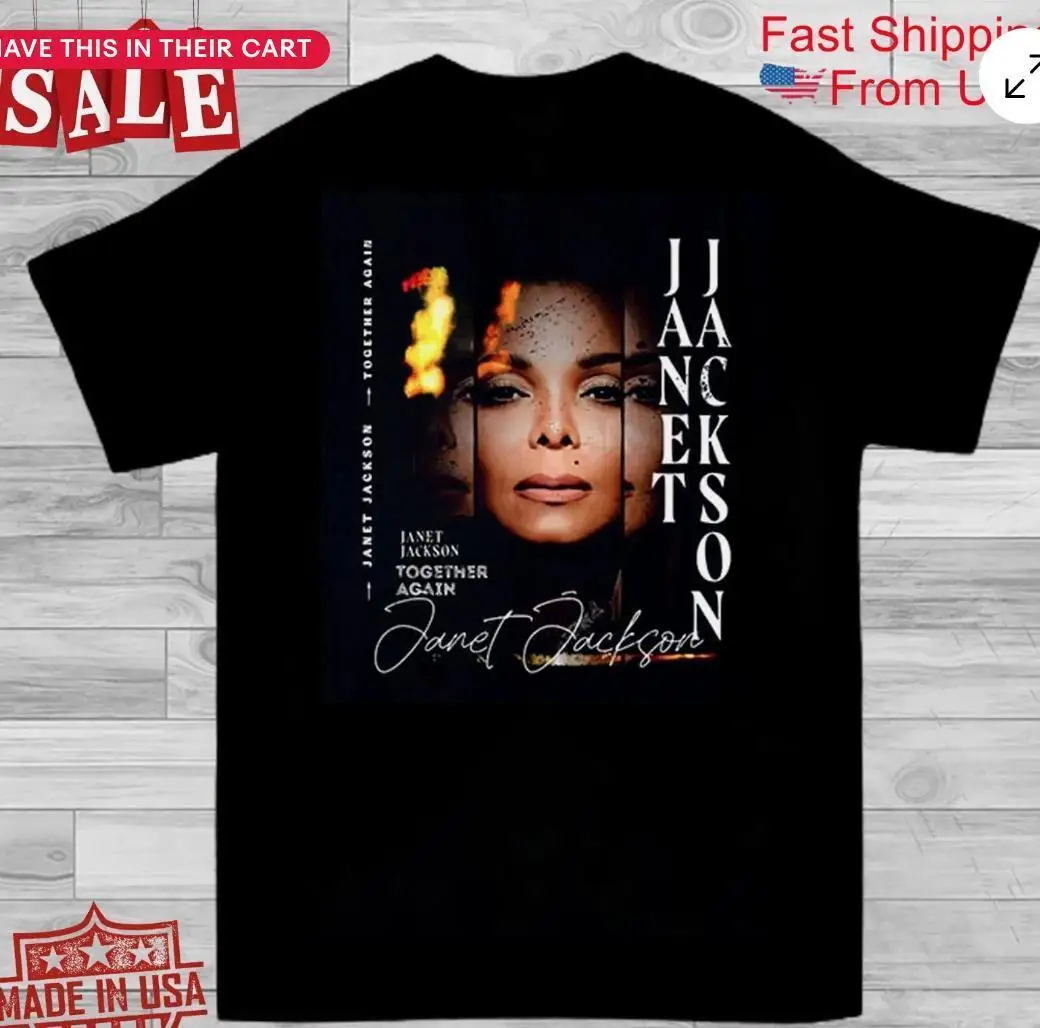 

Janet Jackson Together Again 2024 Cotton Unisex All Size Shirt