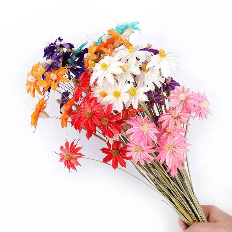 

10/20Pcs Natural Dried Flower Small Kohama Chrysanthemum Daisy For Decorative Literary Fresh Bouquet For Living Room Decoration