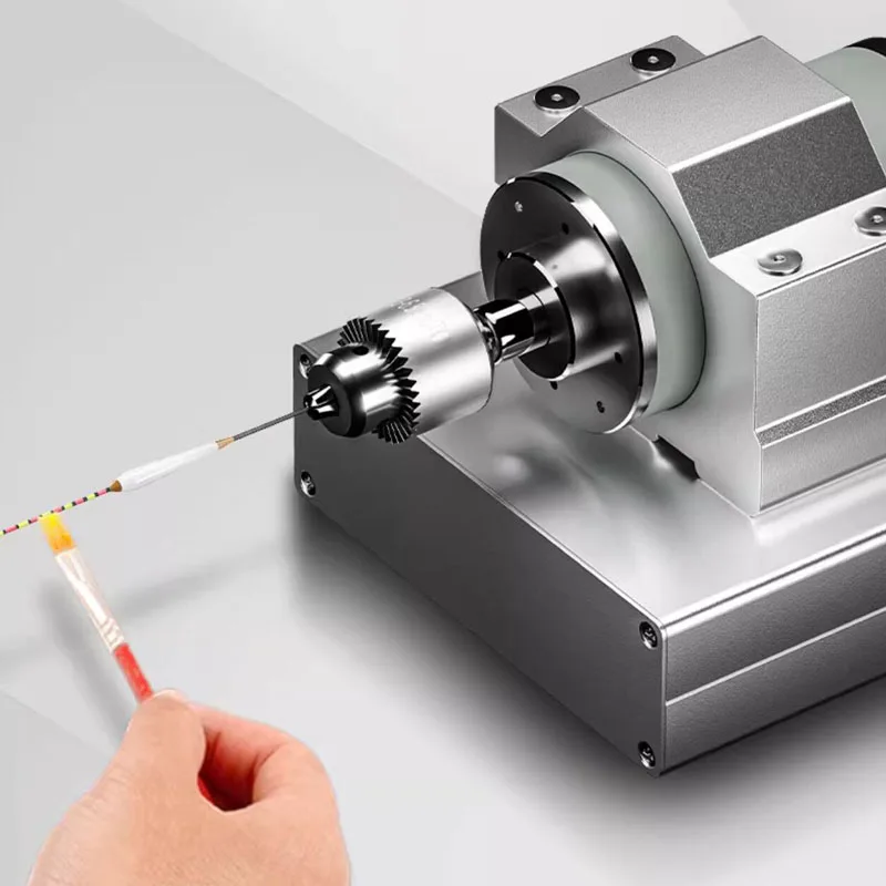 macchina-elettrica-per-la-verniciatura-di-galleggianti-da-pesca-con-interruttore-a-pedale-e-mandrino-jto