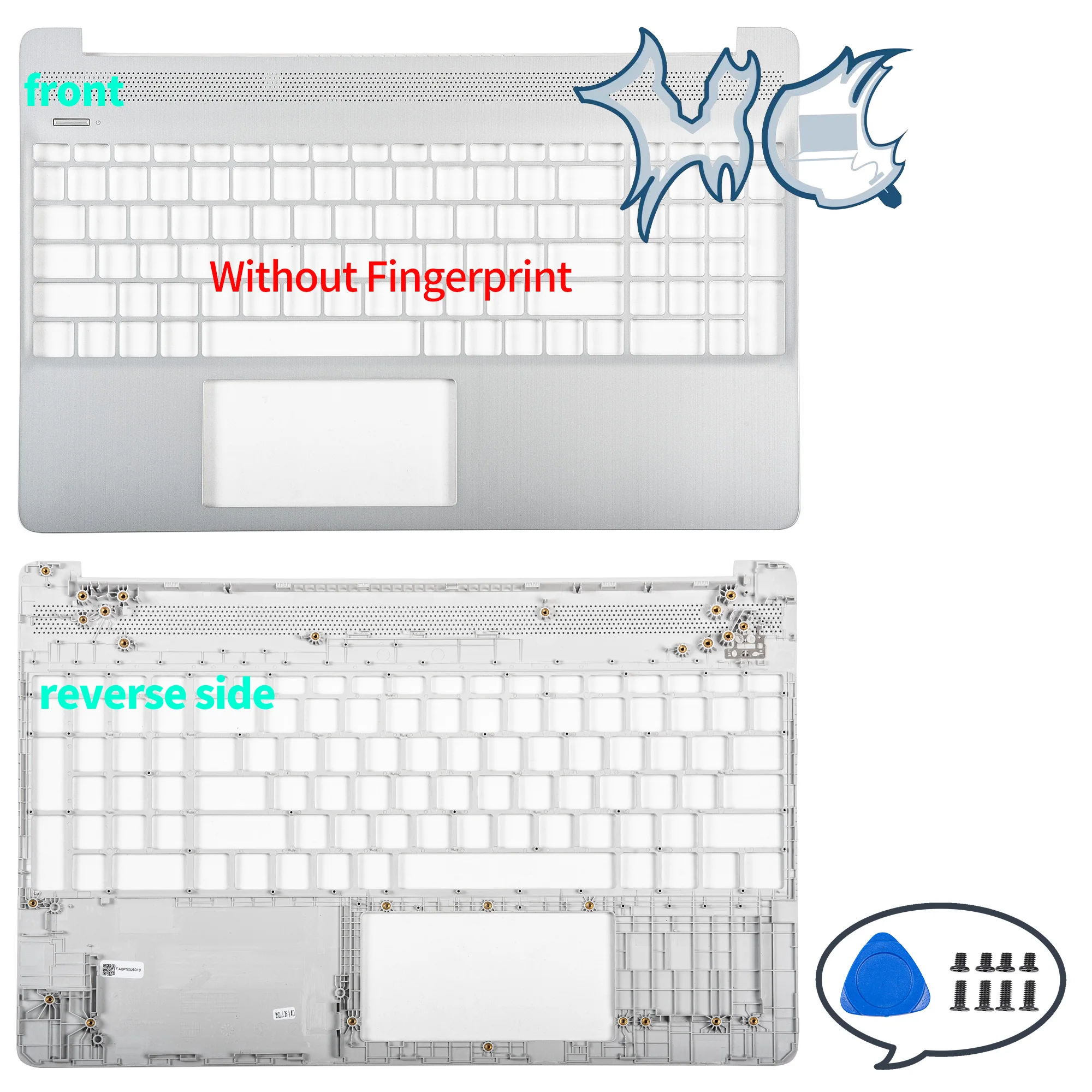 Voor 15S-Fq 15S-Eq 15S-Fr 15-dy 15T-Dy TPN-Q230/Q222 Lcd Achterkant Covers Voorkant Bezel Palmsteun Scharnieren Onderkast Hingecover Reparatie