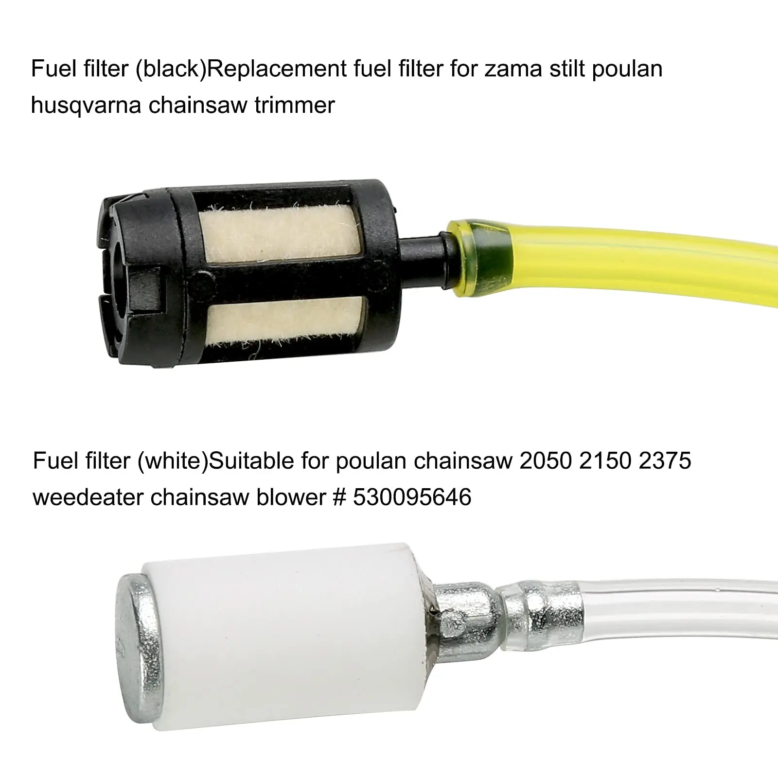 Imagem -05 - Universal Fuel Line Mangueira Tubo Peças Sobressalentes Primer Bulb Chainsaw Blowers Trimmer Carburador para Motosserra Mcculloch