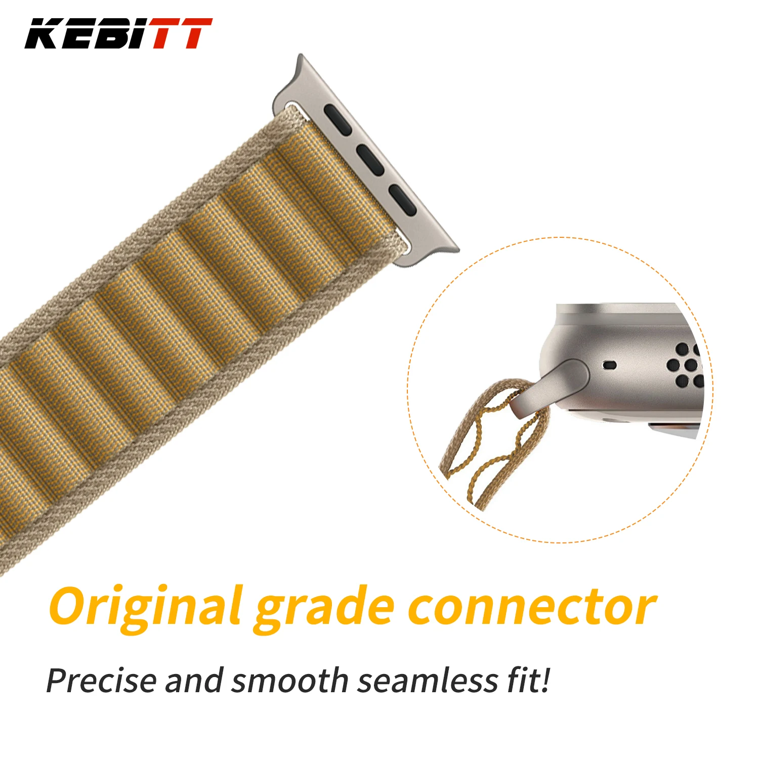 ケビット 新型 高品質 ナイロンストラップ アルパインループ Apple Watch シリーズ 11 10 9 8 7 SE Ultra 3 2 バンド iWatch 46 45 44 49mm コレア対応