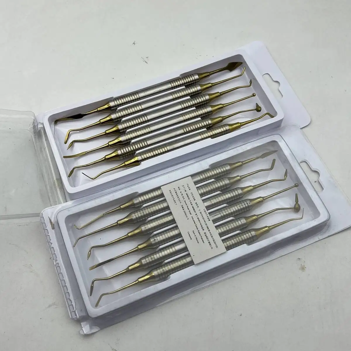 

6Pcs Dental Periodontal Ligament Separator Periosteal Peeling Gum Knife Oral Implant Tooth Extraction Instrument Dentist Tools