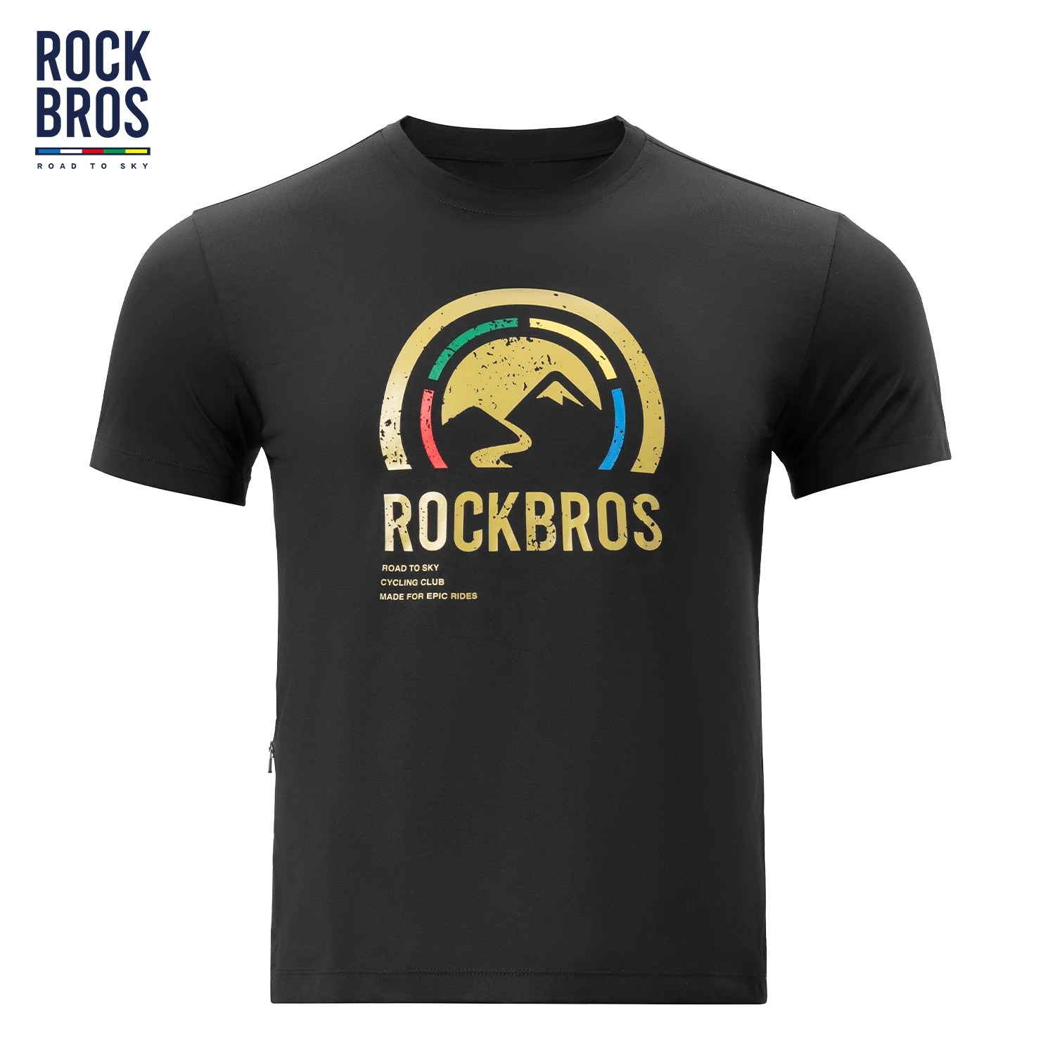 

ROCKBROS ROAD TO SKY Футболка для езды на велосипеде летом легкая дышащая с высокой эластичностью короткие рукава для мужчин и женщин повседневная одежда для поездок на работу