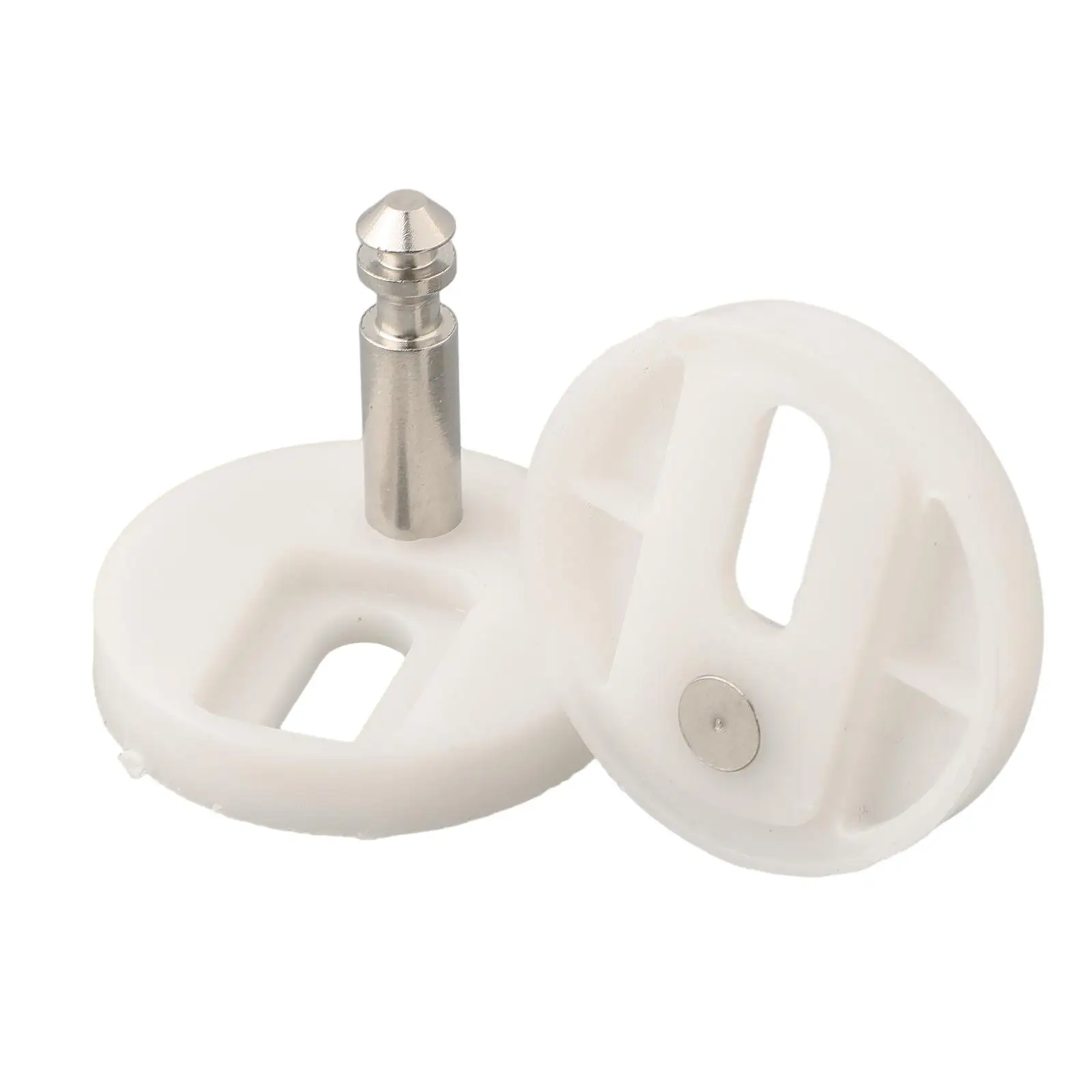 

2pcs Toilet Seat Hinges Fixings Soft Release Quick Fit Replacement Stainless Steel Toilet Seats Tops Fix Hinge Hardware