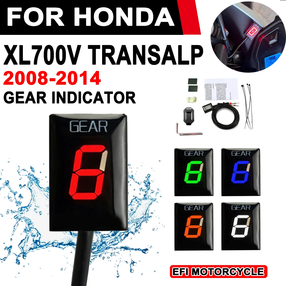 

For Honda XL700V XL 700 V 700V Transalp 2008 2009 2010 2012 2013 2014 Motorcycle Accessories Gear Indicator Speed Display Mater