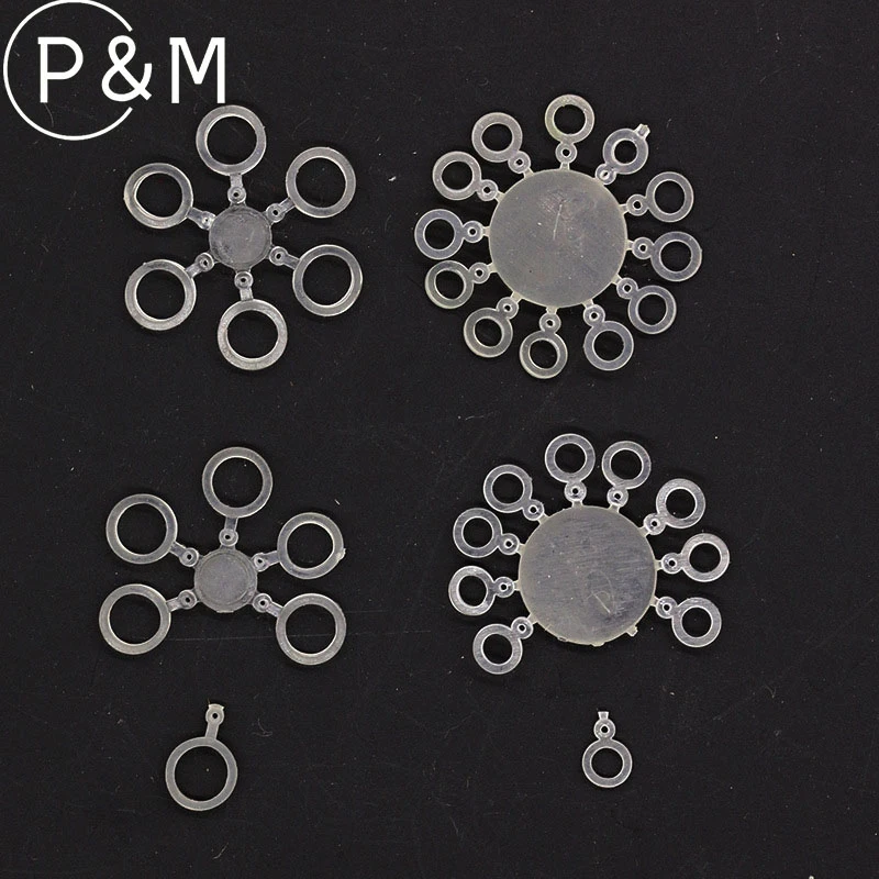 Anillo de cebo redondo para pesca de carpa europea, accesorios de pesca en lago, chips de copo de nieve, boilies, stop stick