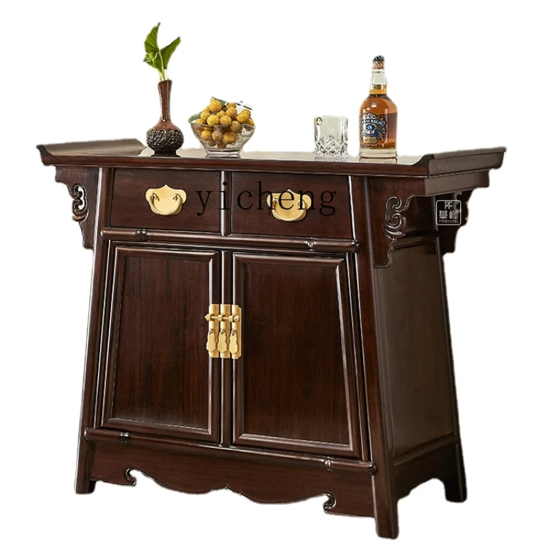 Yy Rosewood Furniture Chinese Style Sideboard Cabinet Hallway Cabinet Restaurant Locker