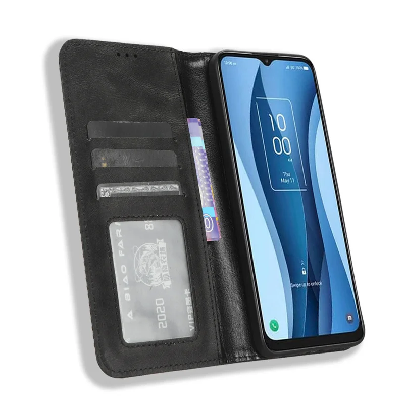 For TCL 40 NXTpaper 5G Magnetic flip cover PU Wallet Phone case for TCL 40  XE 5G TCL 40 X 5G T609M leather Phone case