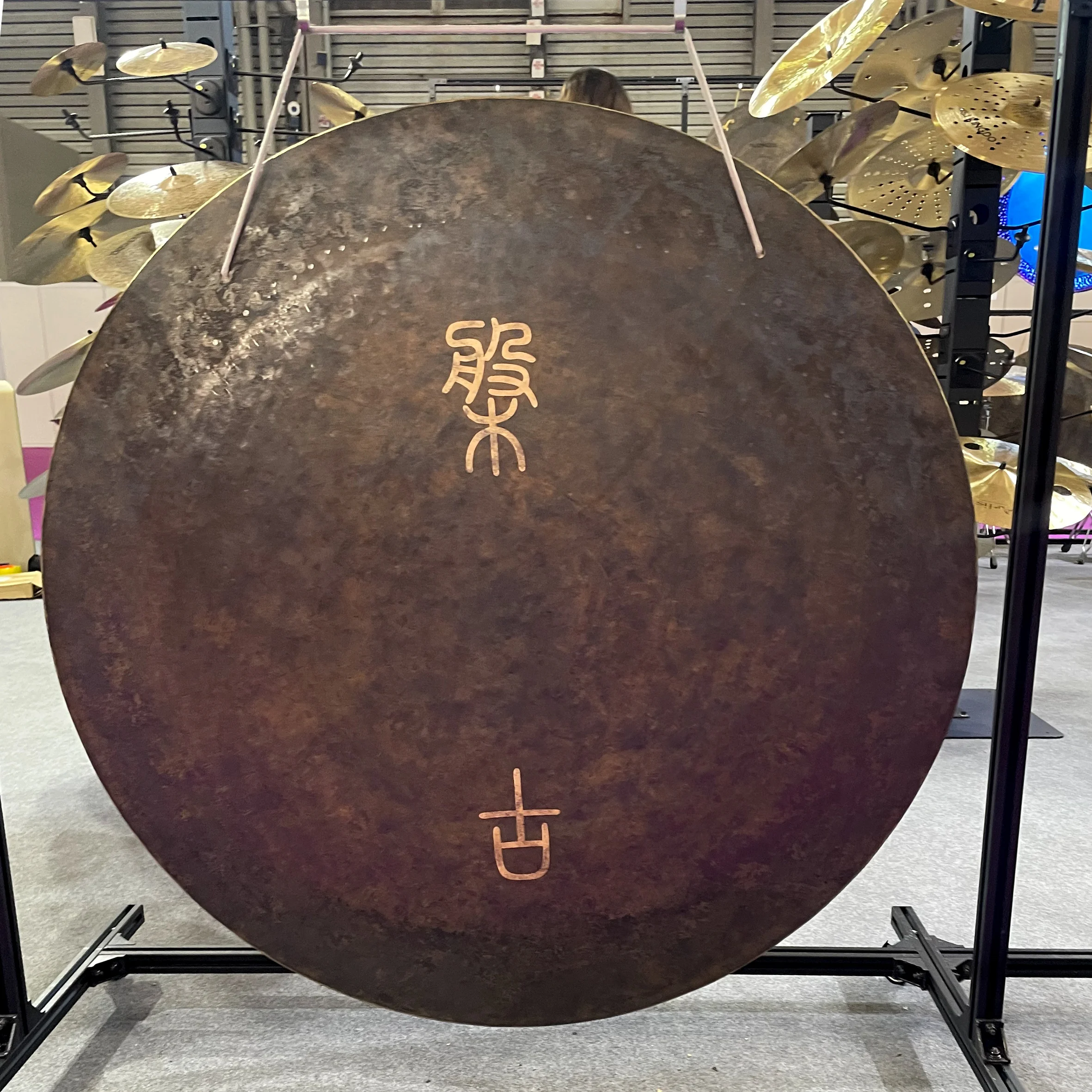 

High Quality B20 Handmade Deep Wave Gongs Professional Sound Hot Selling Cymbal 40inch Wind Gong