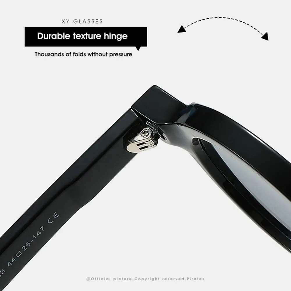 نظارات شمسية دائرية مزدوجة الألوان ، زخرفة المسامير ، عدسة واضحة ، نظارات شمسية عتيقة ، نظارات UV400 Y2K للنساء والرجال ، رائجة #3