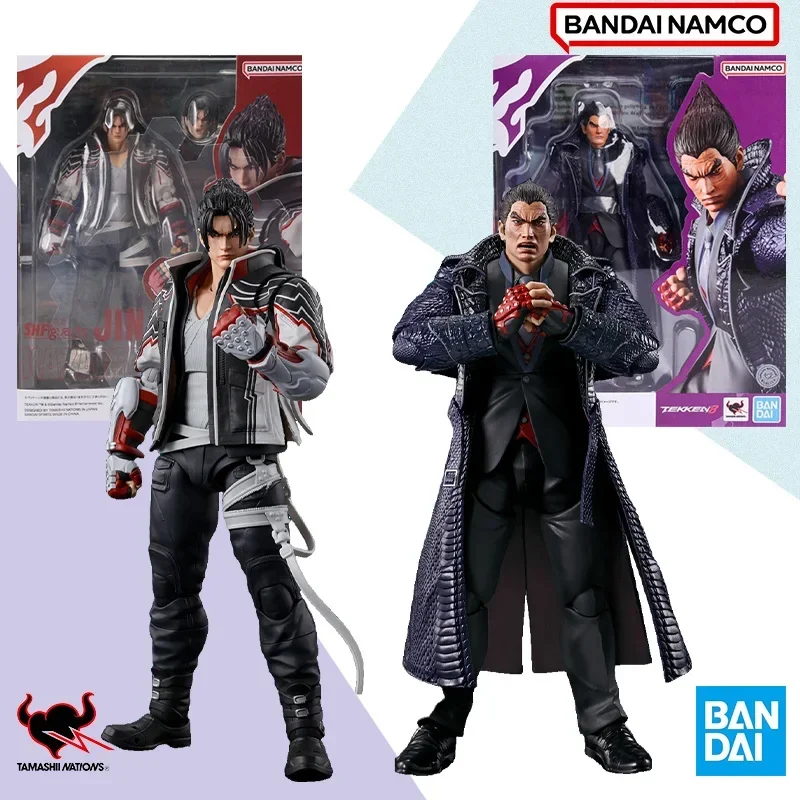 

Original Bandai S.H.Figuarts SHF Tekken 8 Kazuya Mishima JINKAZAMA Nina Williams King Action Figure Toys Collection Model Gift