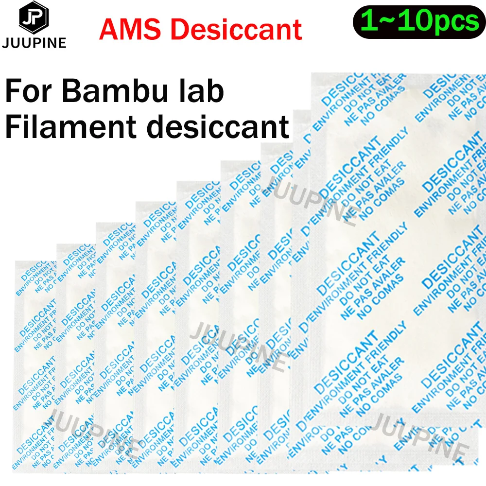 6/12/18PCS  Filament Desiccant For Bambu Lab 3D Printer Bambu X1C Bambulab P1s P1p X1 AMS Desiccant Keep Consumables Dry