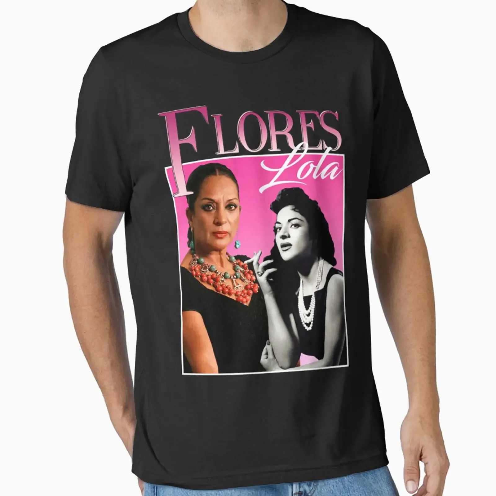 Lola Flores Balcony Of The Moon Amelie Lens Classic designed and sold by Labelluz vintage Washed Stretched Comfortable graphic
