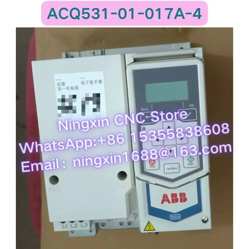 Second-hand ACQ531-01-017A-4 Frequency Converter Functional test OK Fast delivery