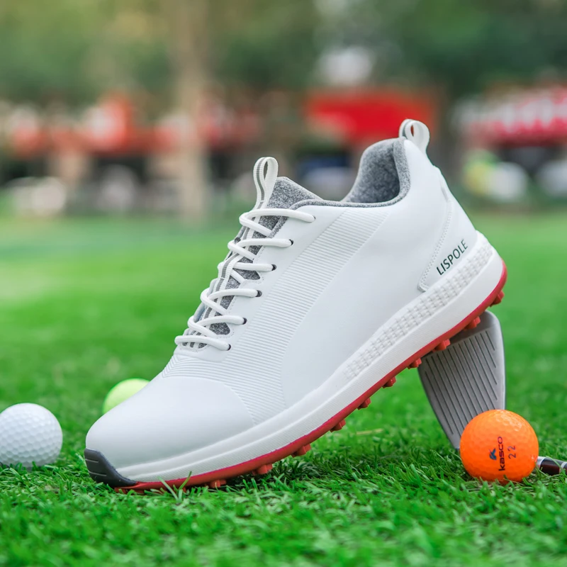 2024 Comfortable Golf Shoes Men Big Size 39-48 Professional Golf Spikeless Sneakers Non-Slip Waterproof Golfer Walking Footwear