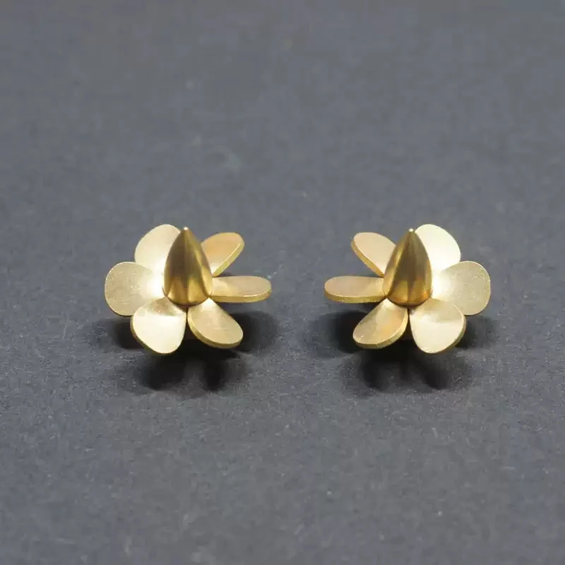 1Pair 6-Blade Copper Propeller Outer Dia 12mm Shaft Hole 2mm Positive Negative Paddle 12x2mm Props for 1/350 Scale Model Ship