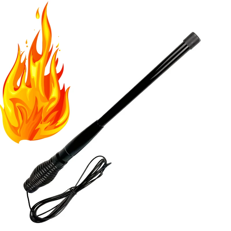 

Heavy Duty Bull Bar Antenna Mount - Universal Front/Rear Bumper Flag Pole for SUV/Off-Road Vehicle Accessories