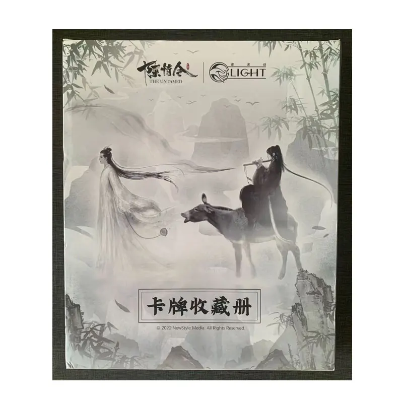 Genuine Mo Dao Zu Shi Chen Qing Ling Card Album 9 Grid 360 Card Holder Binder Cards Wei Wuxian Lan Wangji Collection Book