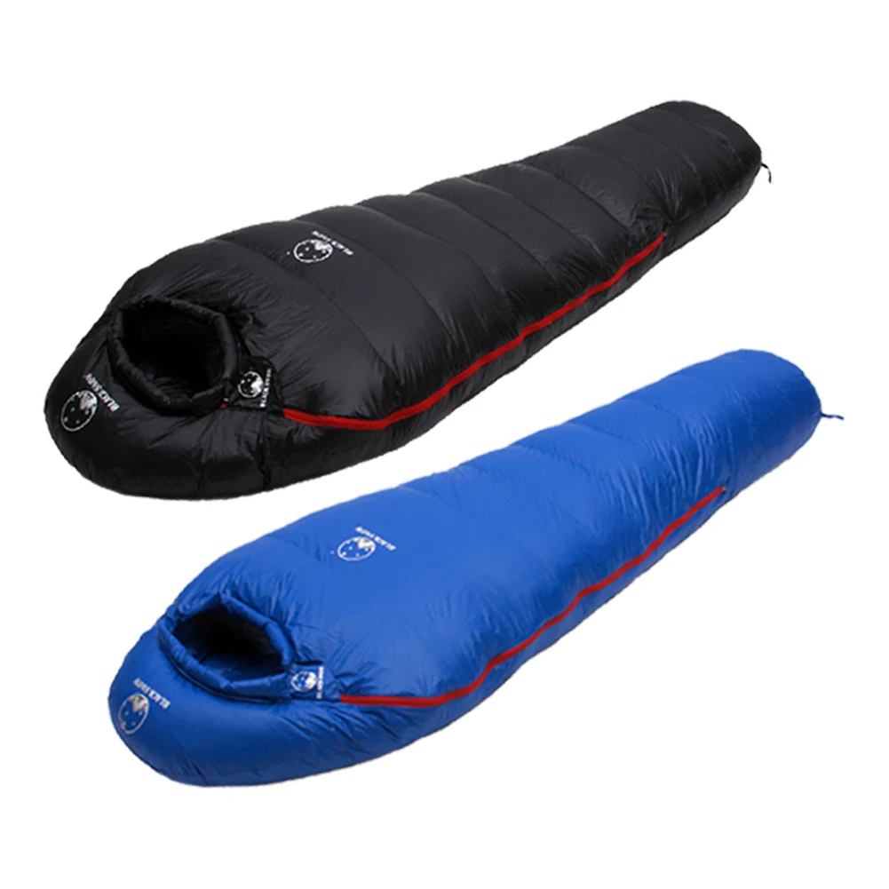 

Goose Down Winter Thermal Sleeping Bag Comfortable Warm Mummy Style Sleeping Bag Soft Lightweight Splicable for Camping Travel