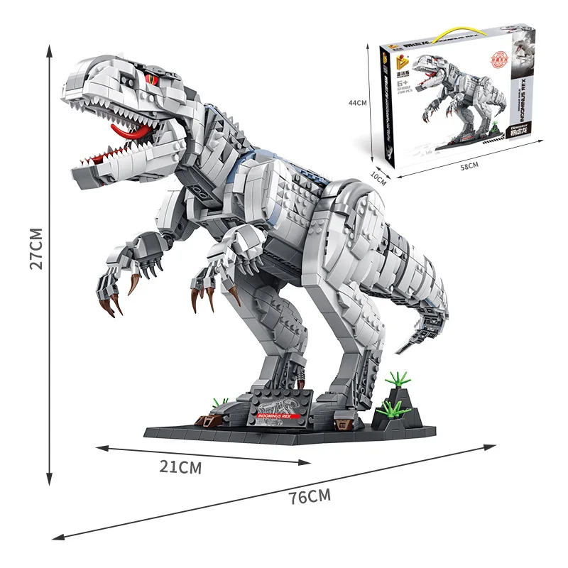 Penrose 611001 -6,8 Tiranossauro Rex grande simulação dinossauro Blocos de construção montados blocos de construção para crianças brinquedo