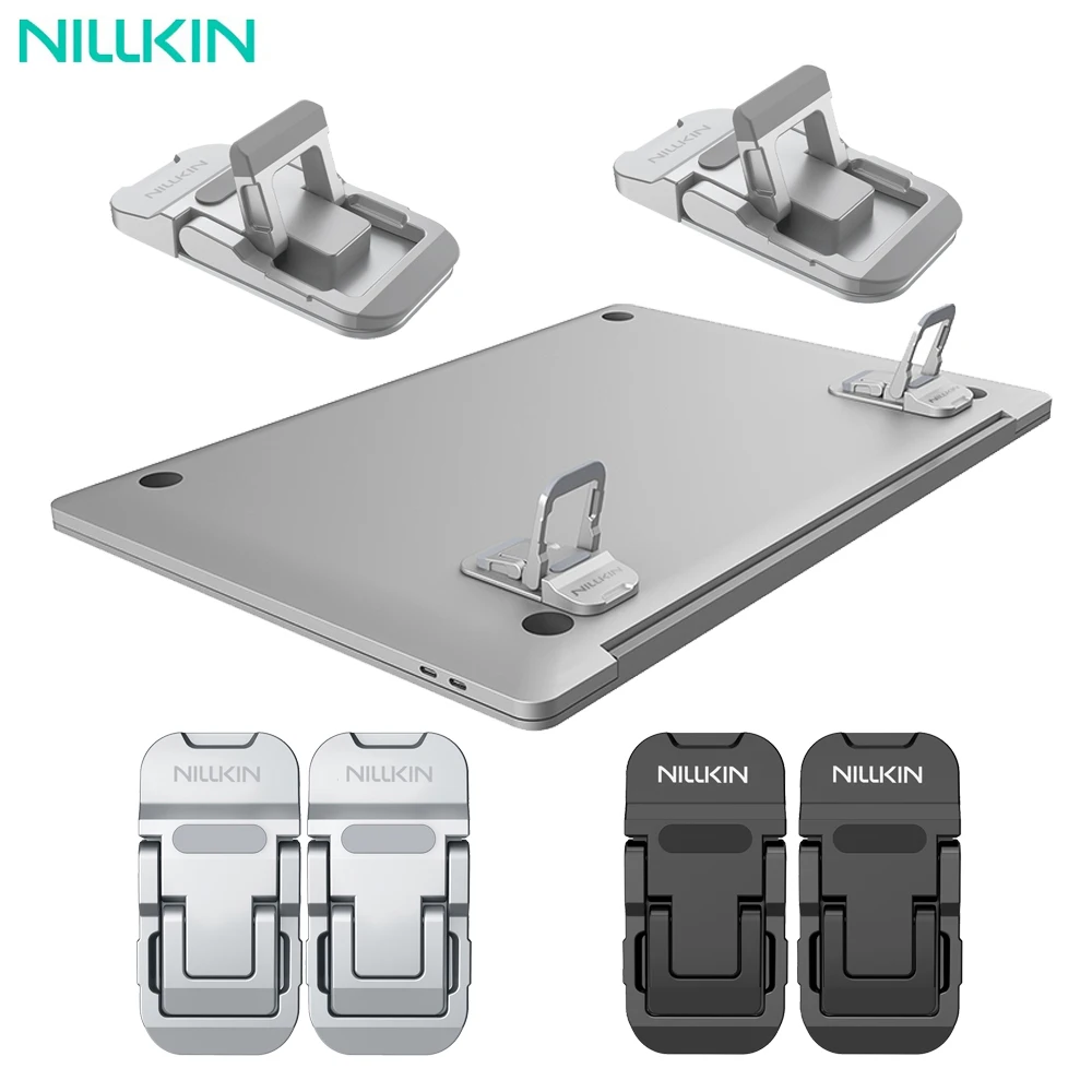 NILLKIN Laptop Stand Universal Portable Notebook Stand Adjustable Holder Zinc Alloy Tablet Stand For MacBook Pro Heat Release