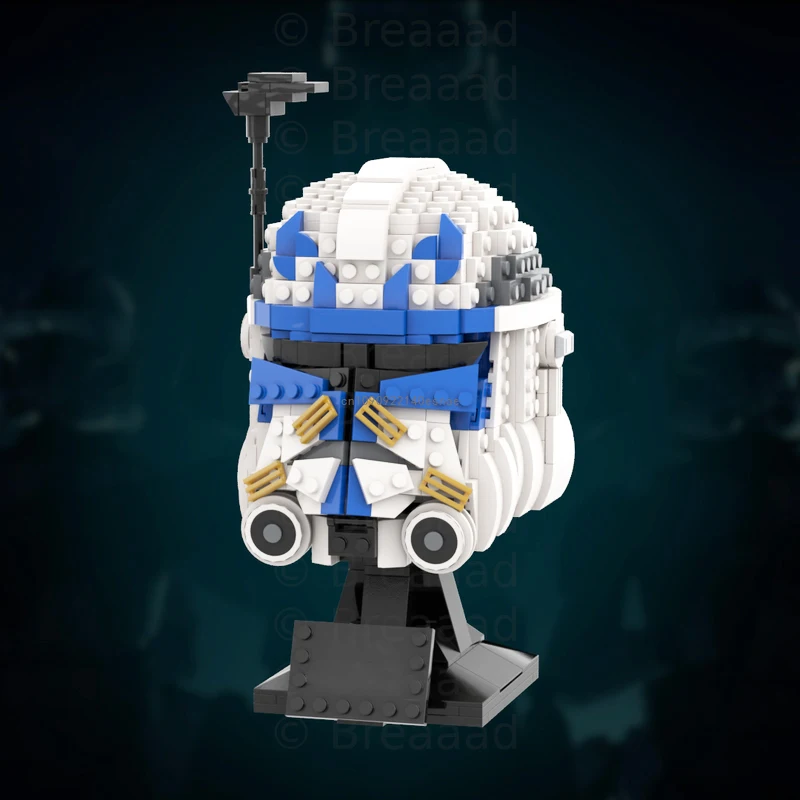 Moc 662pcs Captain Rex Phase 2 Helmets Star Battle Model Building Blocks Bricks Education Assembly Toys for Kids Christmas Gifts