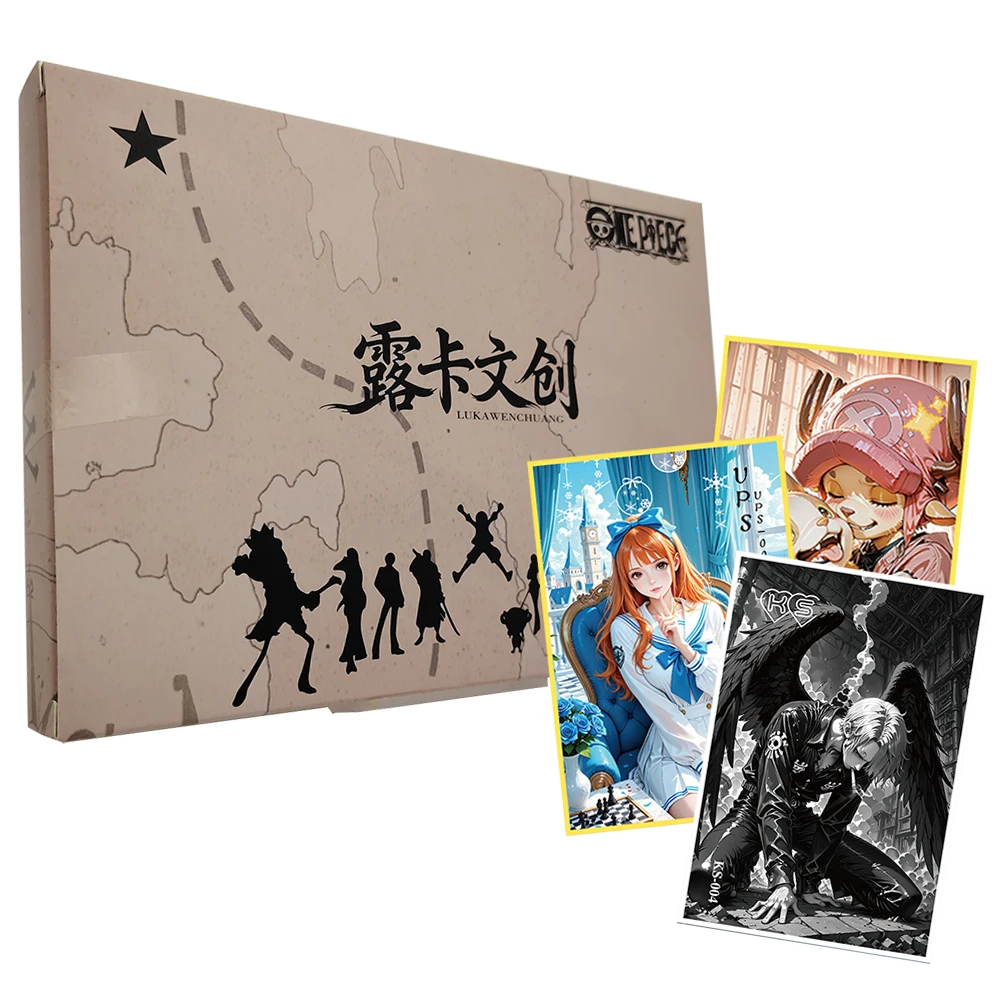 

One Piece Exquisite Collection Color Paper Cards Japanese Classic Anime IP High Quality Cards for Friends' Birthday Party Gifts