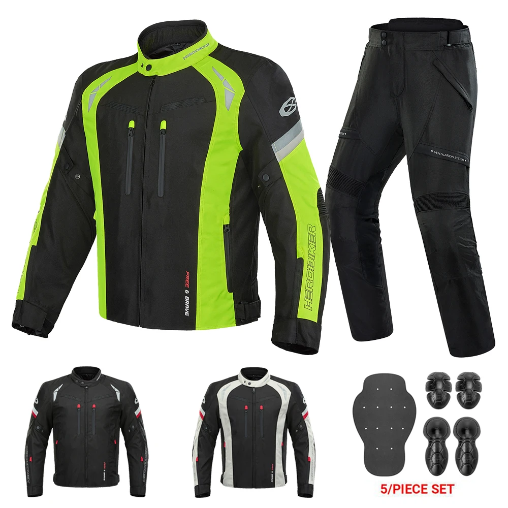 

Motorcycle Jacket Four Seasons Outdoor Riding Equipment Anti-Fall Clothing Waterproof Windproof Motorcycle Pants Moto Protection
