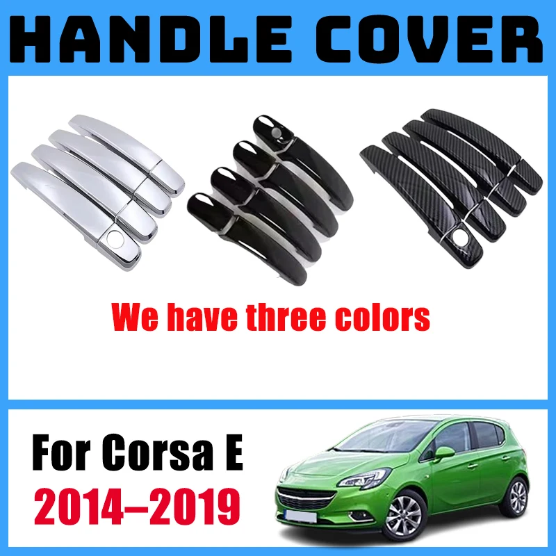 For Vauxhall Opel Corsa E X15 2014–2019 2015 2016 2018 Accessories Anti-dust Exterior Scratch Protector Decorection Anti-scratch