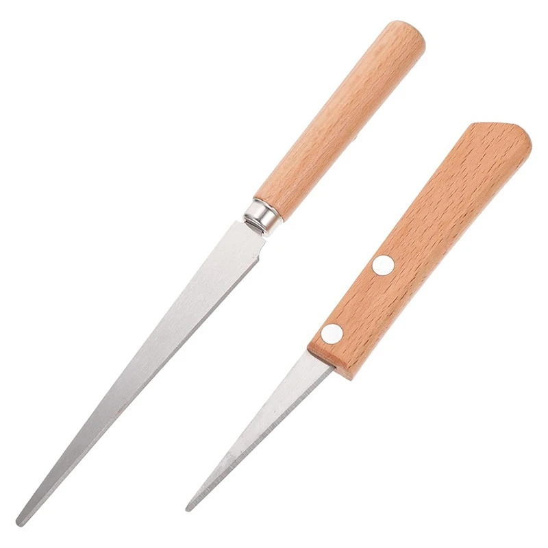 2 PCS Clay Repair Knife Fettling Cutter Pottery Sculpting Tools Jewelry Tools For Jewelry Making Hotfix-Tool