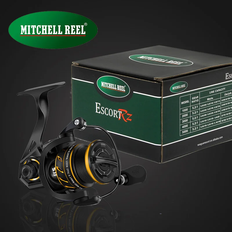 MITCHELL REEL kołowrotek Spinning 5.5:1 5 + 1 łożysko kulkowe 1000-5000 seria wszystkie metalowe przynęty karpia kołowrotek Pesca Accesorios