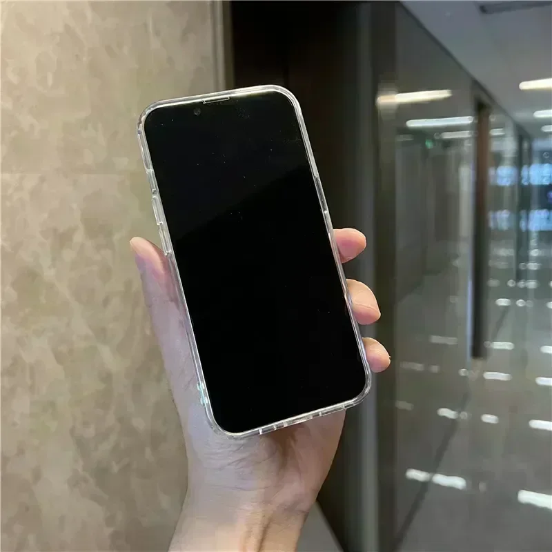 Magsafe حافظة شحن لاسلكية مغناطيسية ، غطاء خلفي للصدمات ، آيفون 15 ، 14 ، 13 ، 12 ، 11 Pro Max ، ميني ، XR ، X ، XS ، ماكس ، 7 ، 8 ، 15 Plus