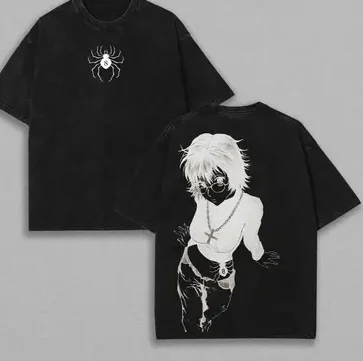 Vintage Washed Hunter x Hunter Shizuku Phantom Troupe Anime T