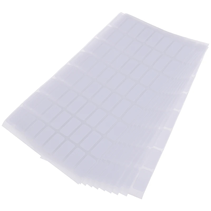 640pcs/lot Blank White Sticker Labels Small Paper Adhesive Label Stickers Writable Note Tag Crafts 10*20mm