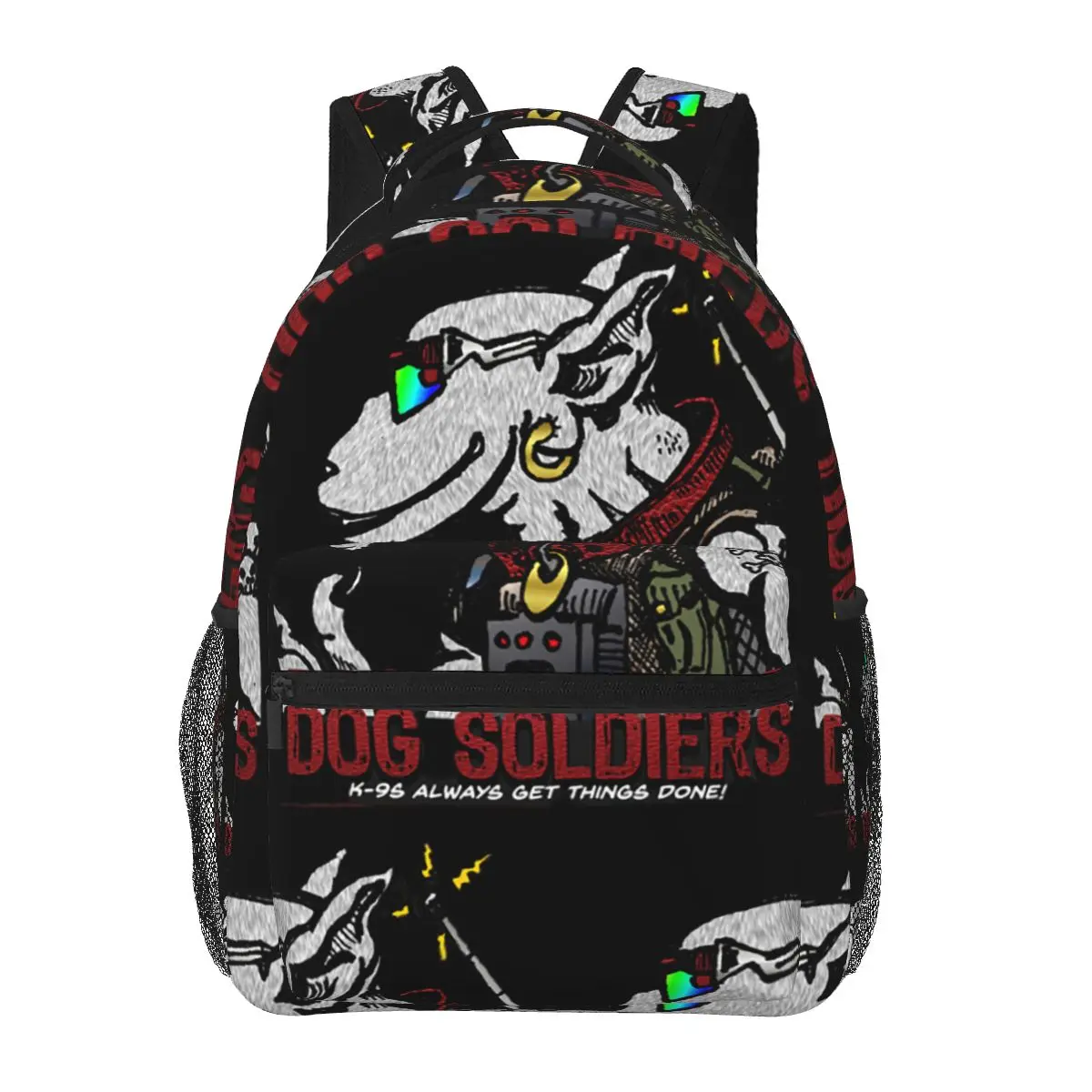 Dog Soldiers Backpacks Boys Girls Bookbag Students School Bags Cartoon Kids Rucksack Shoulder Bag Large Capacity