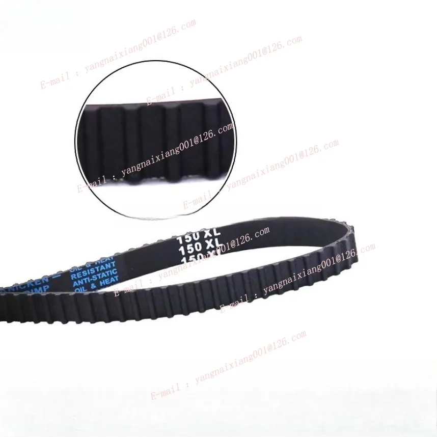 1pc xl correia dentada 80xl 110xl 130xl 150xl 180xl 200xl 250xl largura 10mm, passo do dente 5.08mm 35-125 dentes correias síncronas