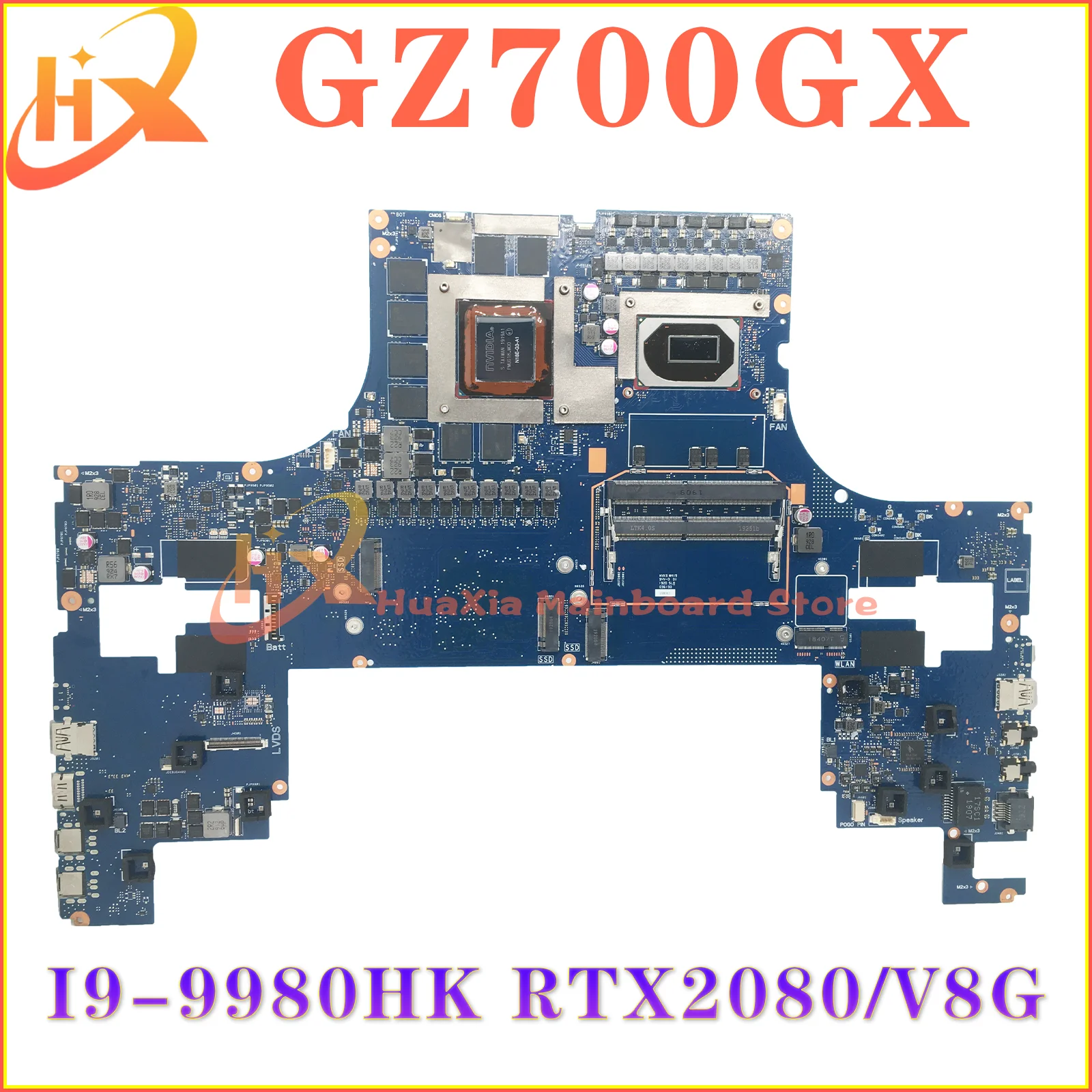 

GZ700GX Laptop Motherboard For ASUS ROG Mothership GZ700G GZ700 I9-9980HK RTX2080-8G Mainboard 100% Work