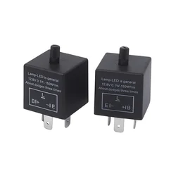12V 3Pins CF13 CF14 Adjustable Freauency Turn Signal Light Blinker Flasher Relay Switch Led Flasher Relay Electronic Car Parts
