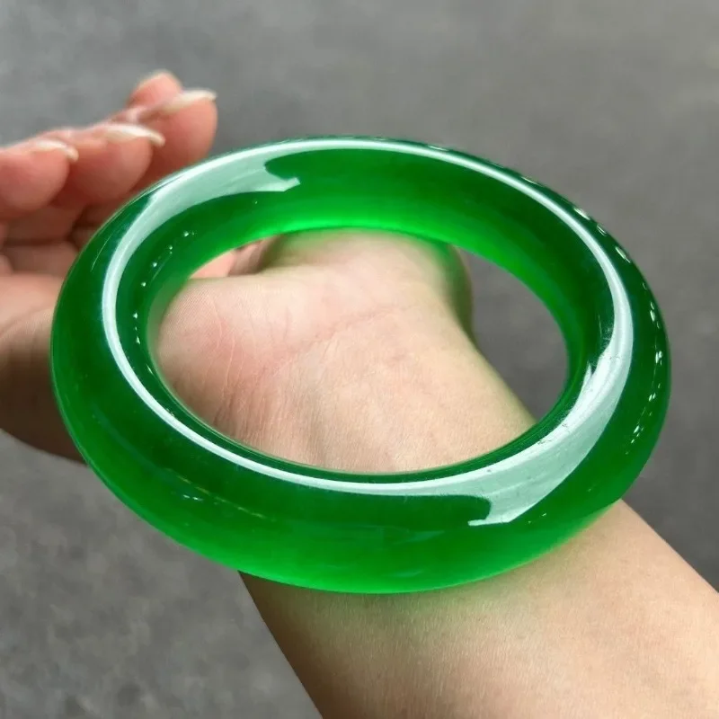 

Fat Round Fashion Women's Bracelet, Ethnic Style Jade Bracelet Jewelry