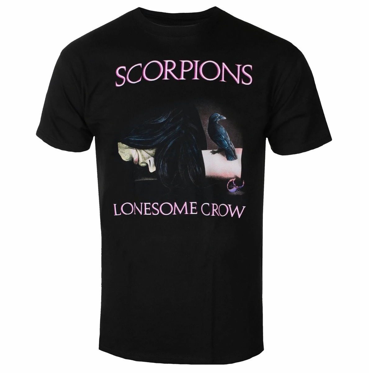 

Scorpions Lonesome Crow Cover II Pattern Print Summer Luxury Brand Cotton Men's and Women's T-shirt Short Sleeve