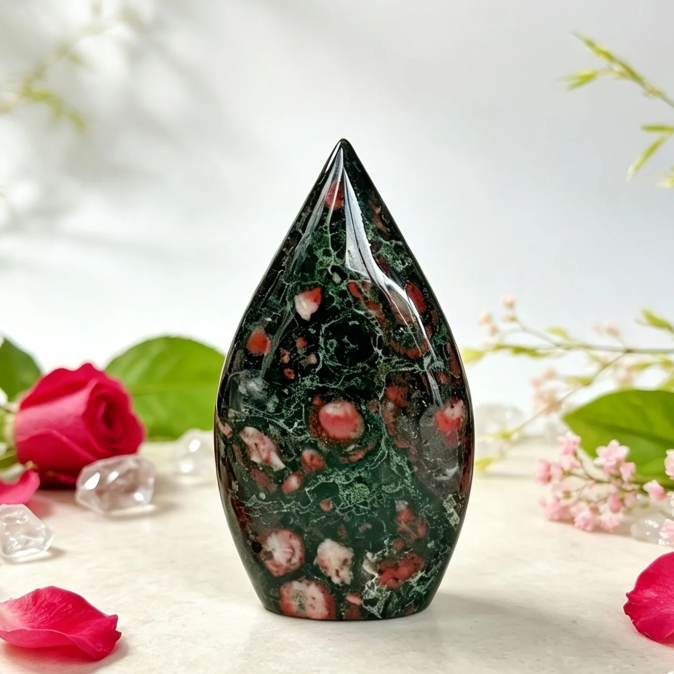 1pc Lotus Jade Crystal Ornaments, Multiple styles Ornaments, Tabletop Crystal Decorations, Business Gifts, Festival Decorations