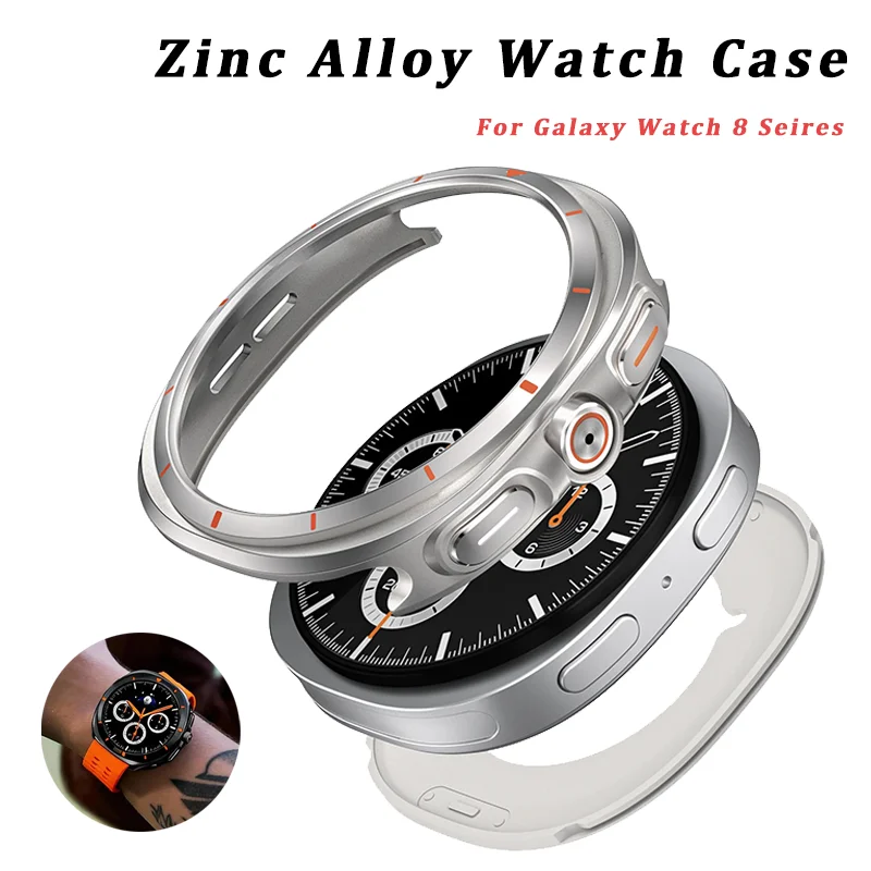 

Protective Case For Samsung Galaxy Watch 8 40mm NO Screen Film Hard Metal Cover For Galaxy Watch 8 44mm Bumper Accessories
