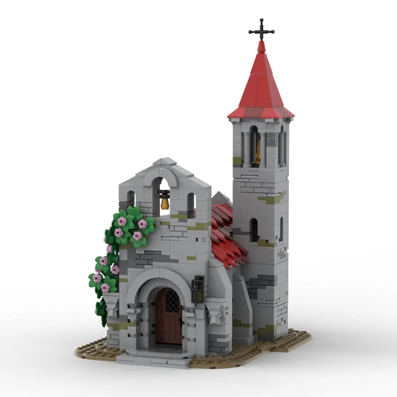 

Spot MOC-1310pcs Medieval Castle DIY Small Particle Assembly Building Blocks Toy Stereoscopic Model Gift Puzzle Ornament