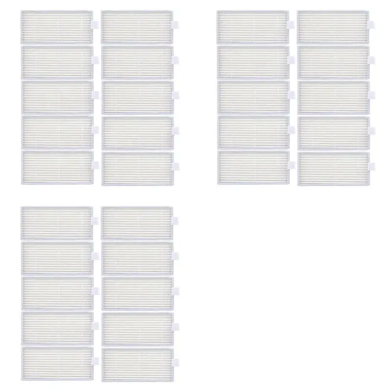 30PCS Hepa Filter For Ilife Hepa Filter V5 V5S V3 V3S V5S V50 Pro V55 X5 Robot Vacuum Cleaner Replacement Parts-B51B