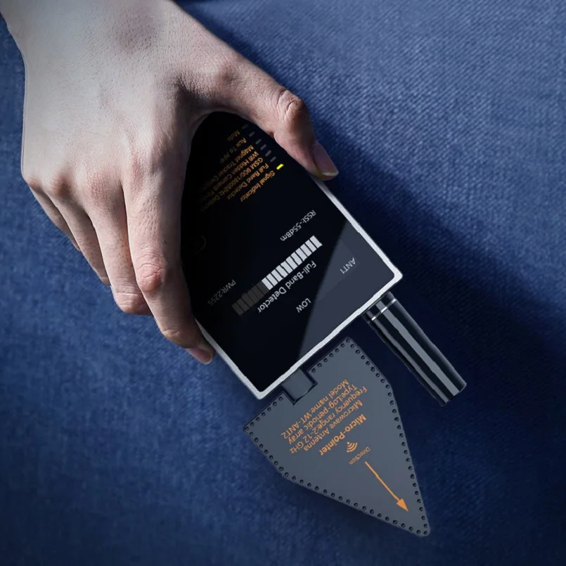 أدوات تجسس صغيرة للتنصت على المكالمات الهاتفية كاشف كاميرا خفية مضادة للرادار تجسس GSM لتحديد المواقع المقتفي التنصت أجهزة تجسس مكتشف