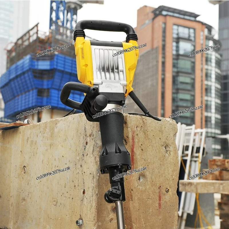 Shock Absorber Electric Pick Concrete Crushing Pick High Power Handheld Rock Drill Stone Crushing Impact Hammer view 3
