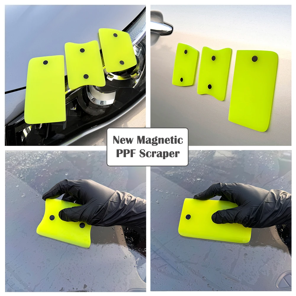 AUTOBRIGHT PPF Car Film Tool Set Including Magnetic TPU Curved Squeegee Tools Car Film Installation Invisible Paint Protection